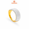 MASDORA 916 Gold Ring Rings Cincin Emas ~ HG Duotone Oro Diamond Glitz (8mm) (EMAS 916/22K)