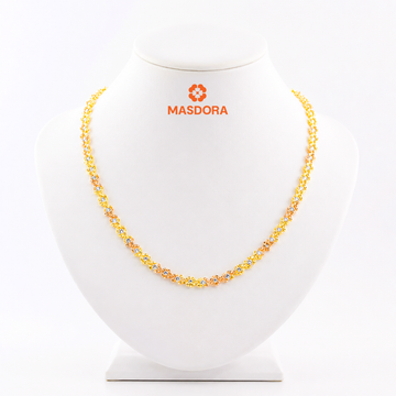 MASDORA 916 Gold Necklace Rantai Leher Emas ~ Marissa 3C (EMAS 916/22K)