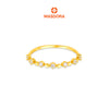 MASDORA 916 Gold Ring Rings Cincin Emas ~ Sparkling Luminous Stars (EMAS 916/22K)