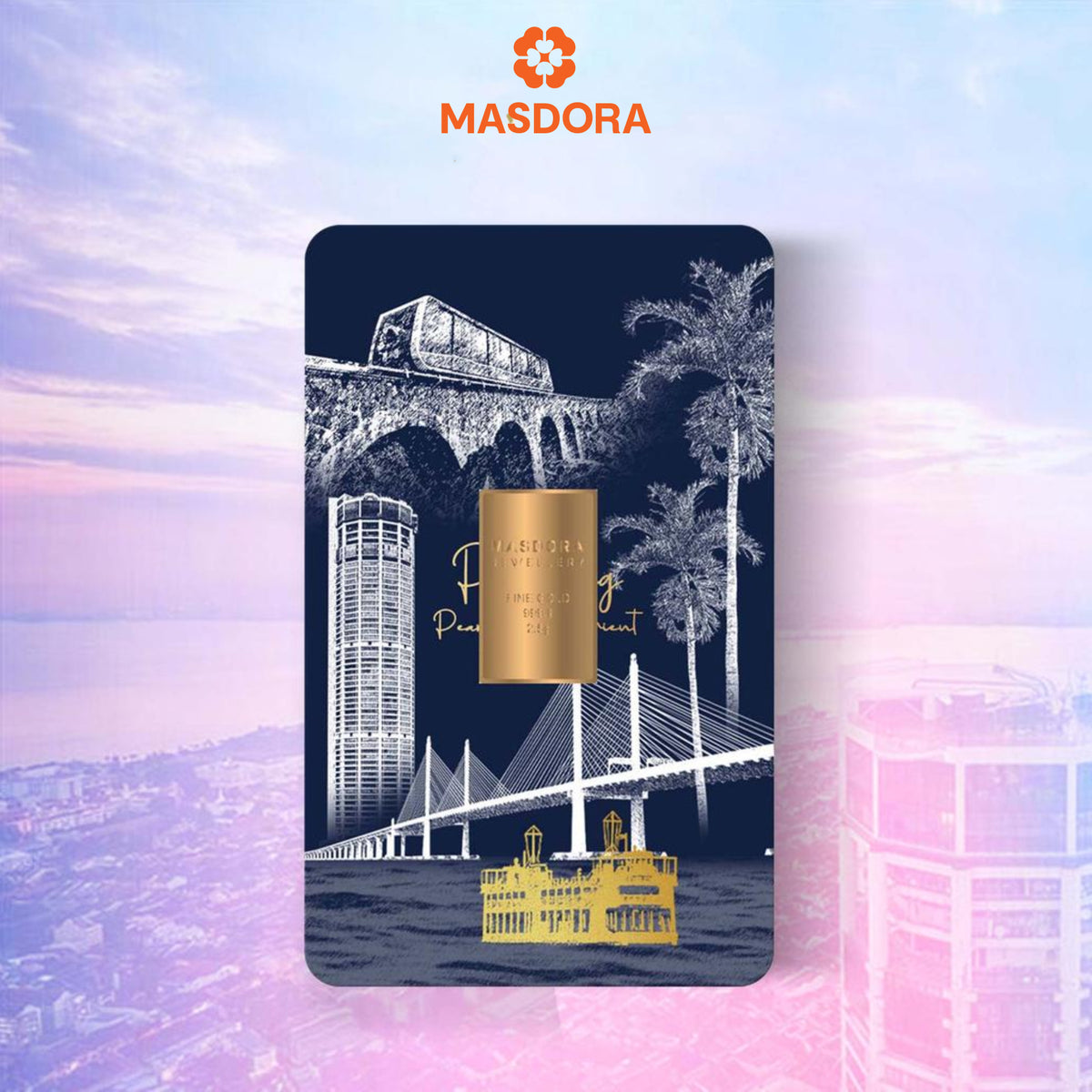 MASDORA 999.9 Gold Bar 2.50GM ~ Penang | Pearl of the Orient (EMAS 999.9/24K)