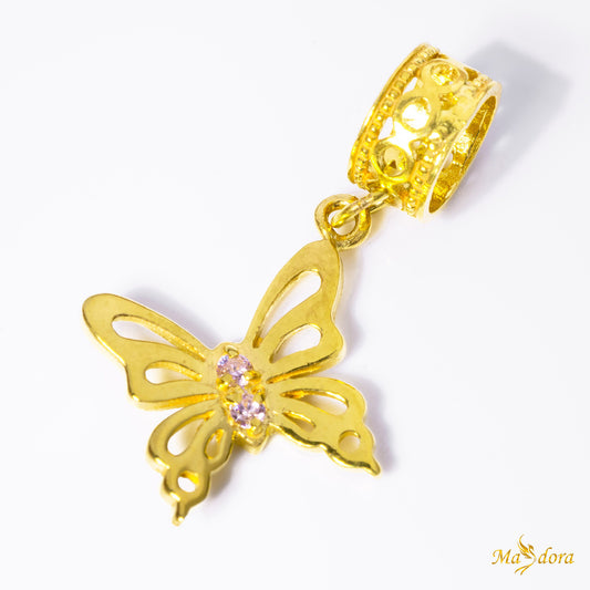 Masdora Charms Emas ~ Butterfly Charm (Emas 916)
