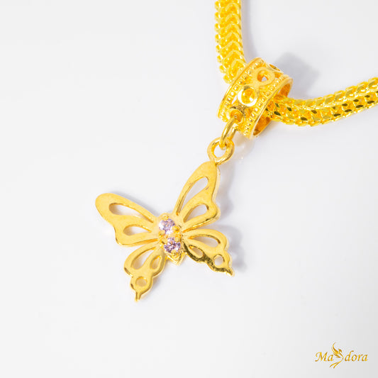 Masdora Charms Emas ~ Butterfly Charm (Emas 916)