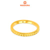 MASDORA 916 Gold Ring Rings Cincin Emas ~ HG Golden Simple Cutting Band (EMAS 916/22K)