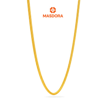 MASDORA 916 Gold Necklace Rantai Leher Emas ~ (EMAS 916/22K)