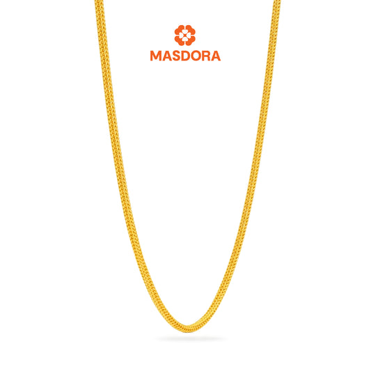 MASDORA 916 Gold Necklace Rantai Leher Emas ~ (EMAS 916/22K)