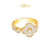 MASDORA 916 Gold Ring Rings Cincin Emas ~ Sparkling Nelly Clovers (EMAS 916/22K)