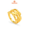 MASDORA 916 Gold Ring Rings Cincin Emas ~ HG Star Crisscross (EMAS 916/22K)