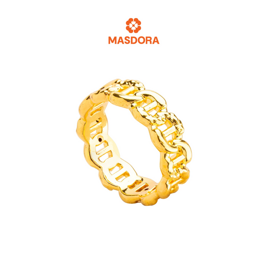 [ASSORTED DESIGNS] MASDORA 916 Gold Ring Rings Cincin Emas ~ Bubbly Collection (EMAS 916/22K)