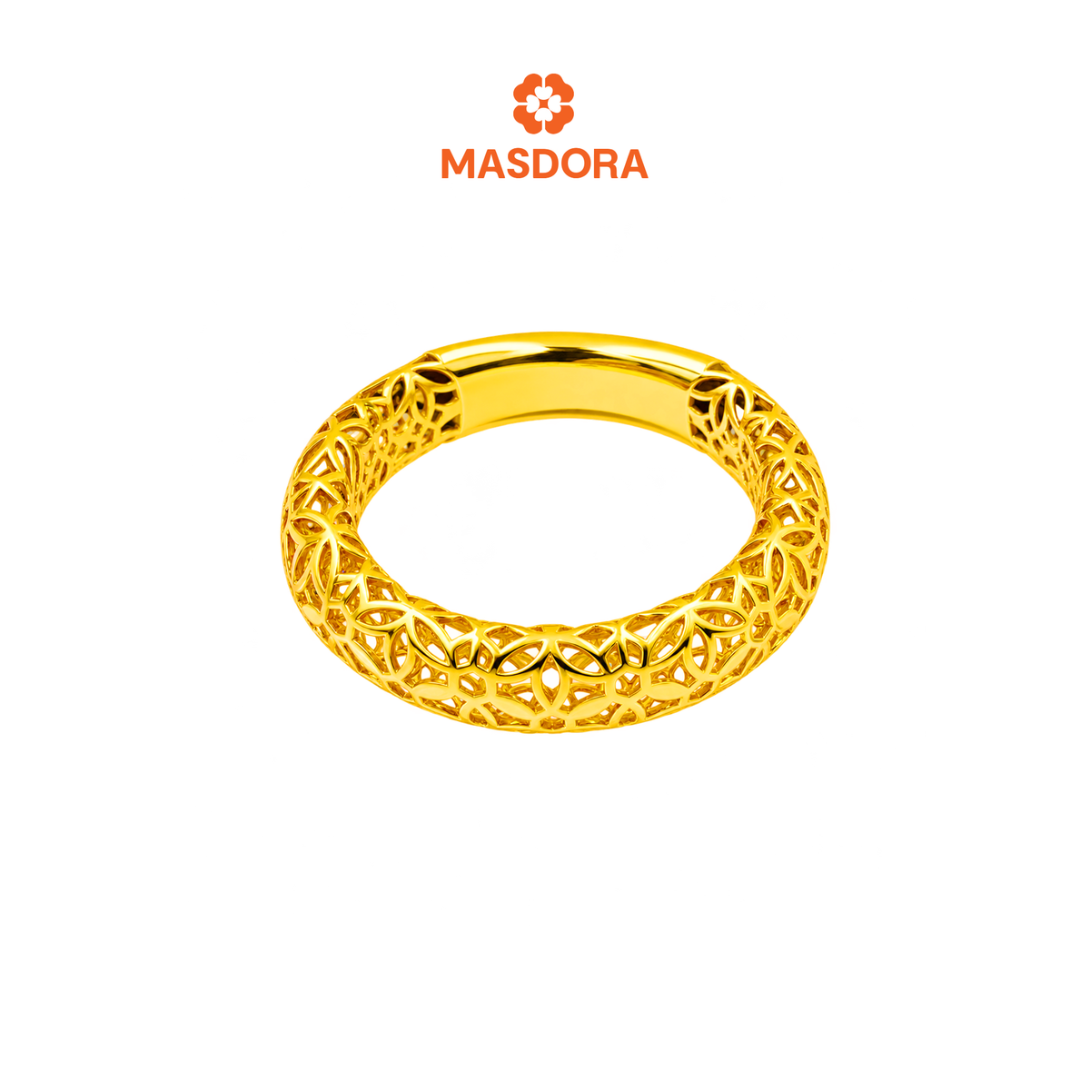 MASDORA 916 Gold Ring Rings Cincin Emas ~ Elora Lace (EMAS 916/22K)