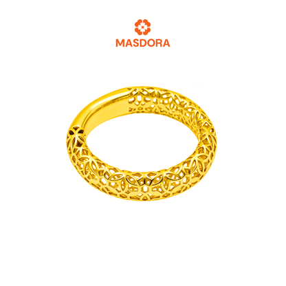 MASDORA 916 Gold Ring Rings Cincin Emas ~ Elora Lace (EMAS 916/22K)