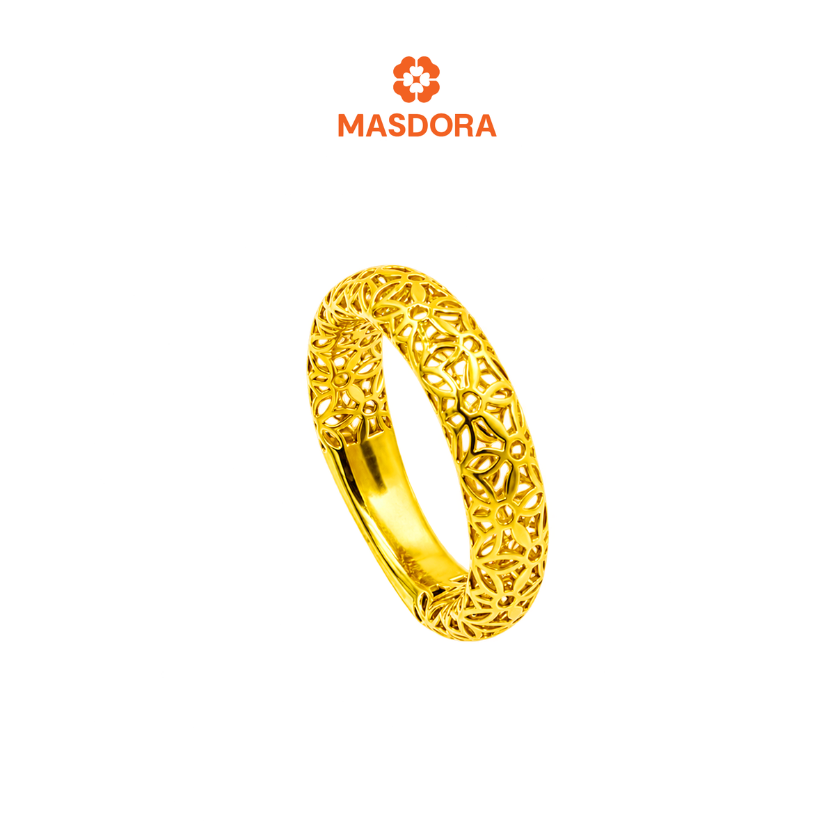 MASDORA 916 Gold Ring Rings Cincin Emas ~ Elora Lace (EMAS 916/22K)