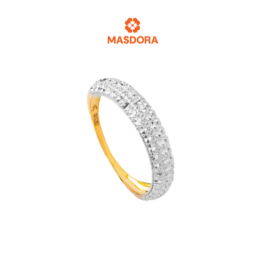MASDORA 916 Gold Ring Rings Cincin Emas ~ Eternity Diamond Cut 2C (EMAS 916/22K)
