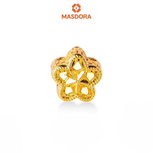 MASDORA 916 Gold Beads Bead Emas ~ HG Pointy Star Sakura (EMAS 916/22K)