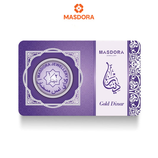MASDORA 999.9 Gold ½ Dinar (2.125GM) Signature Series (EMAS 999.9/24K)