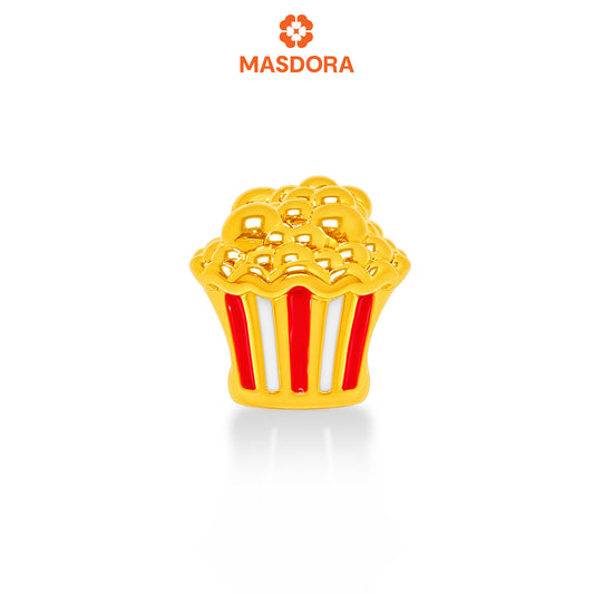 MASDORA 916 Gold Beads Bead Emas ~ HG Red Popcorn Bucket (EMAS 916/22K)