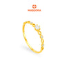 MASDORA 916 Gold Ring Rings Cincin Emas ~ Sparkling Rhombic Solitaire (EMAS 916/22K)