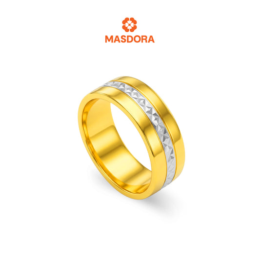 MASDORA 916 Gold Ring Rings Cincin Emas ~ CBR Duotone 3 Layer (EMAS 916/22K)