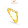 MASDORA 916 Gold Ring Rings Cincin Emas ~ Sparkling V-(EMAS 916/22K)