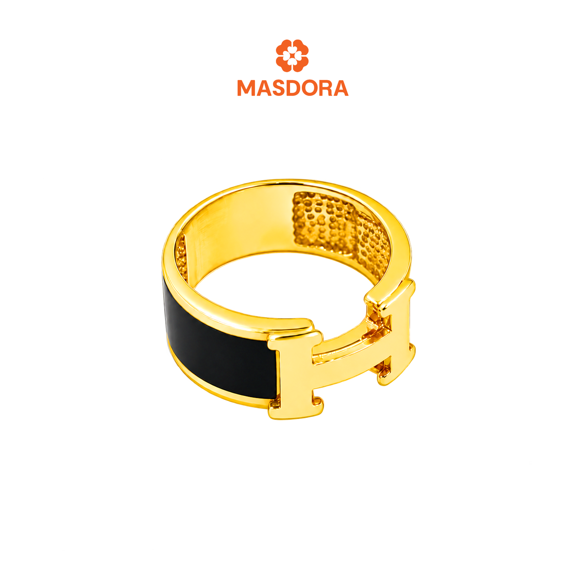 MASDORA 916 Gold Ring Rings Cincin Emas ~ H Enamel (EMAS 916/22K)