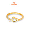 MASDORA 916 Gold Ring Rings Cincin Emas ~ Sparkling Sincero Gleam (EMAS 916/22K)