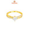 MASDORA 916 Gold Ring Rings Cincin Emas ~ Majestic Solitaire (EMAS 916/22K)