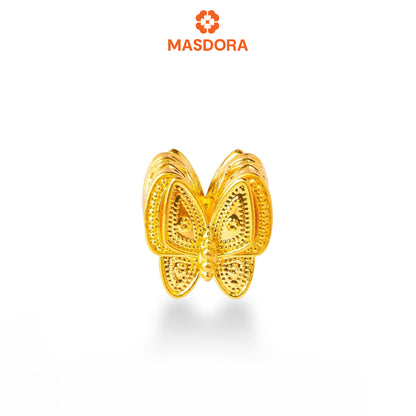 MASDORA 916 Gold Beads Bead Emas ~ HG Flora Flappy Butterfly (EMAS 916/22K)