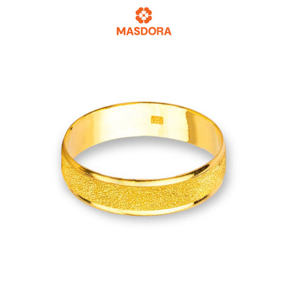 MASDORA 916 Gold Ring Rings Cincin Emas ~ CBR Golden Sandy Glitz (EMAS 916/22K)
