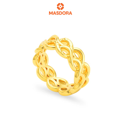 [ASSORTED DESIGNS] MASDORA 916 Gold Ring Rings Cincin Emas ~ Ripple Wave Collection (EMAS 916/22K)