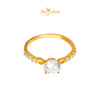 MASDORA 916 Gold Ring Rings Cincin Emas ~ Sparkling Fashion Solitaire (EMAS 916/22K)