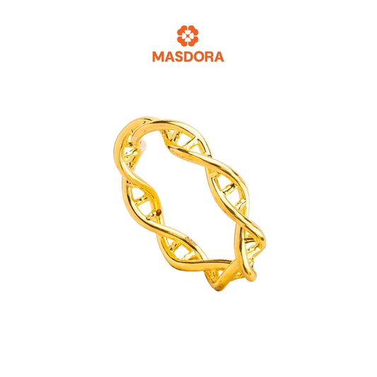 MASDORA 916 Gold Ring Rings Cincin Emas ~ HG Golden DNA Band (EMAS 916/22K)