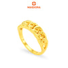 MASDORA 916 Gold Ring Rings Cincin Emas ~ HG Golden Half Coco Cutting (EMAS 916/22K)