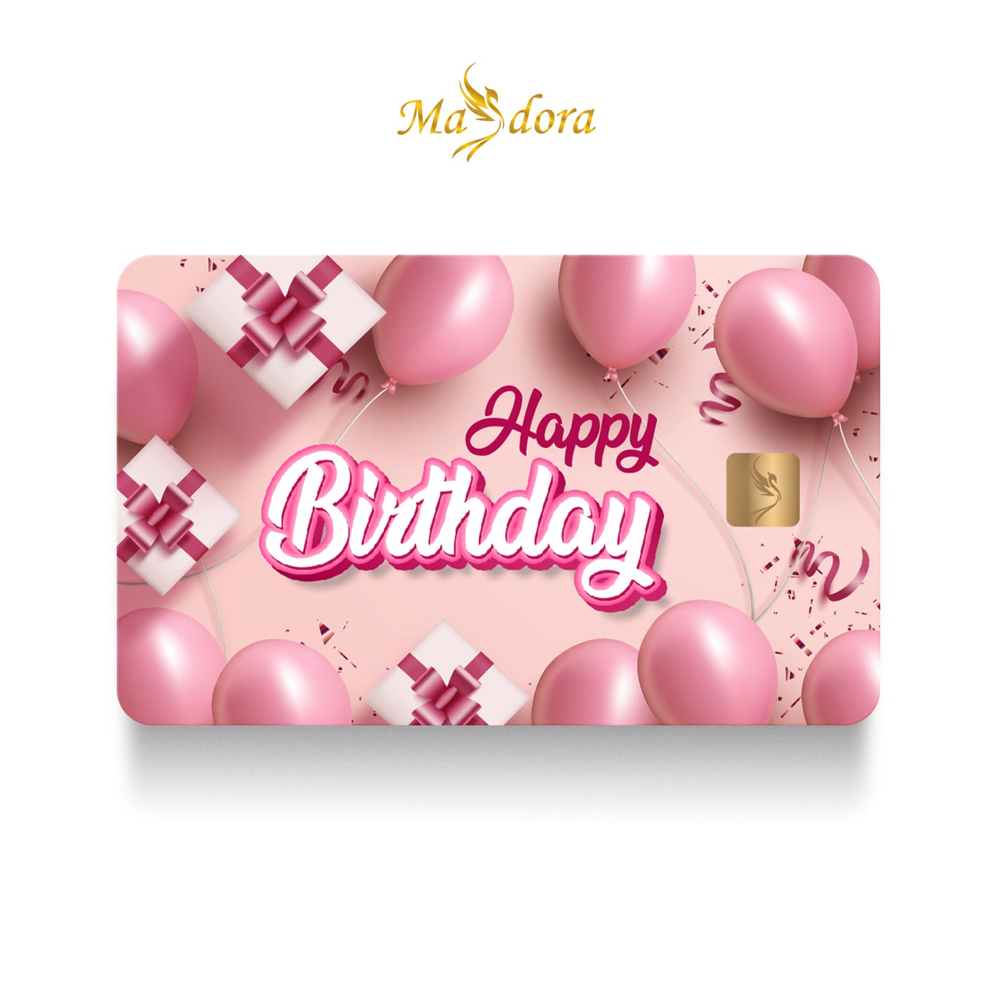 Masdora 999.9 Gold Bar 0.25g Gift Series ~ Happy Birthday