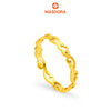 MASDORA 916 Gold Ring Rings Cincin Emas ~ Golden Quaint Band (EMAS 916/22K)