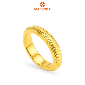 MASDORA 916 Gold Ring Rings Cincin Emas ~ HG Golden Quern Band (EMAS 916/22K)
