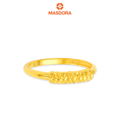 MASDORA 916 Gold Ring Rings Cincin Emas ~ Golden Caterpillar (EMAS 916/22K)