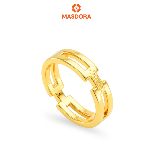 MASDORA 916 Gold Ring Rings Cincin Emas ~ HG Golden Hers Cutting (EMAS 916/22K)