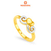 MASDORA 916 Gold Ring Rings Cincin Emas ~ HG Duotone Evoke Love (EMAS 916/22K)