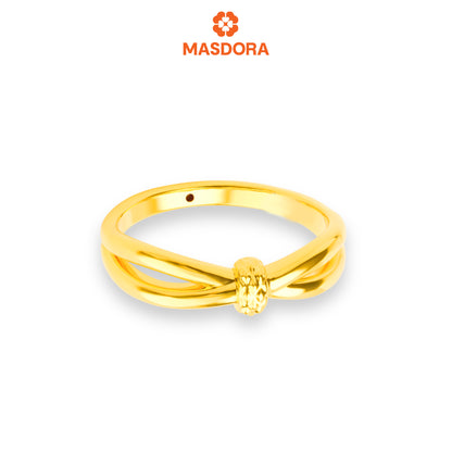 MASDORA 916 Gold Ring Rings Cincin Emas ~ HG Twisted Knot Cutting (EMAS 916/22K)