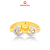 MASDORA 916 Gold Ring Rings Cincin Emas ~ HG Duotone Evoke Love (EMAS 916/22K)