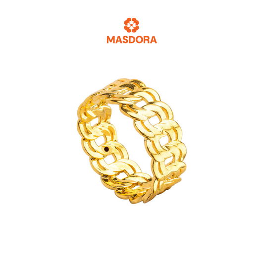 MASDORA 916 Gold Ring Rings Cincin Emas ~ HG Coco King 6mm (EMAS 916/22K)