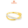 MASDORA 916 Gold Ring Rings Cincin Emas ~ Diamond Cut Pave (2C) (EMAS 916/22K)