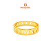 MASDORA 916 Gold Ring Rings Cincin Emas ~ Minimalist Roman Band (EMAS 916/22K)