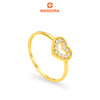 MASDORA 916 Gold Ring Rings Cincin Emas ~ Sparkling Sincero Heart (EMAS 916/22K)