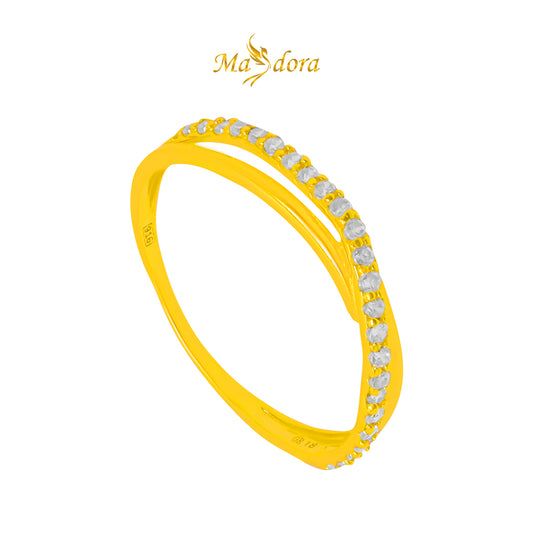 MASDORA Cincin Sparkling Couture/ Sparkling Couture Ring (Emas 916)