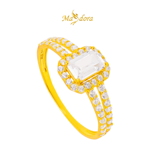 MASDORA Sparkling Elfiey Ring (Emas 916)