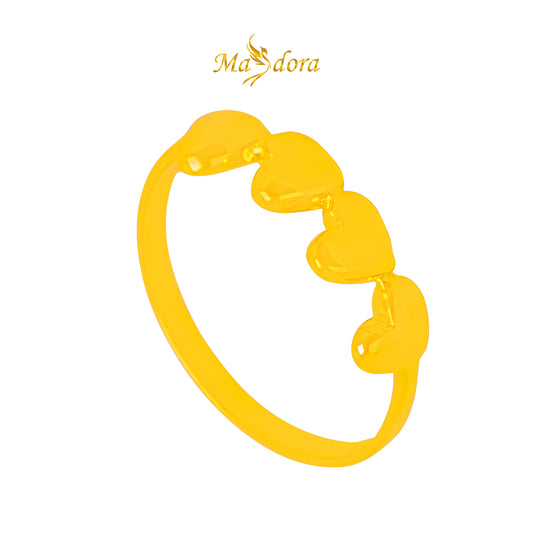 MASDORA Quadruple Love Ring (Emas 916)