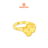 MASDORA 916 Gold Ring Rings Cincin Emas ~ Clover VC (EMAS 916/22K)