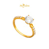 MASDORA 916 Gold Ring Rings Cincin Emas ~ Sparkling Fashion Solitaire (EMAS 916/22K)