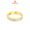MASDORA 916 Gold Ring Rings Cincin Emas ~ HG Duotone Incised Band (EMAS 916/22K)
