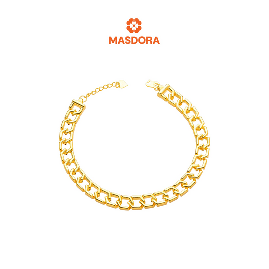 MASDORA 916 Gold Bracelet Rantai Tangan Emas ~ HG Golden Perfect Chain (EMAS 916/22K)